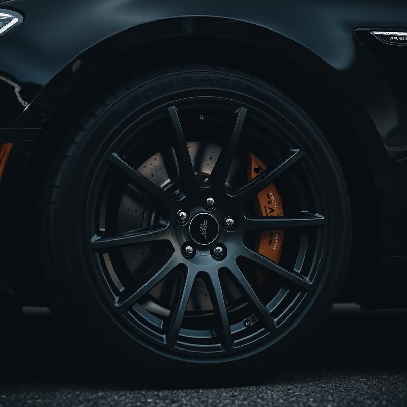 Detalhe de película aplicada em vidro traseiro